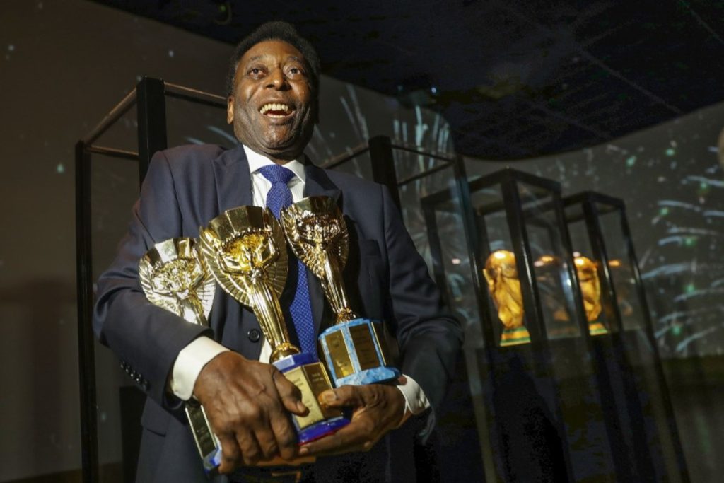 Pele is the only footballer to have won three World Cup titles